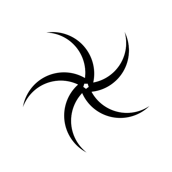 SVG Pentagon circles