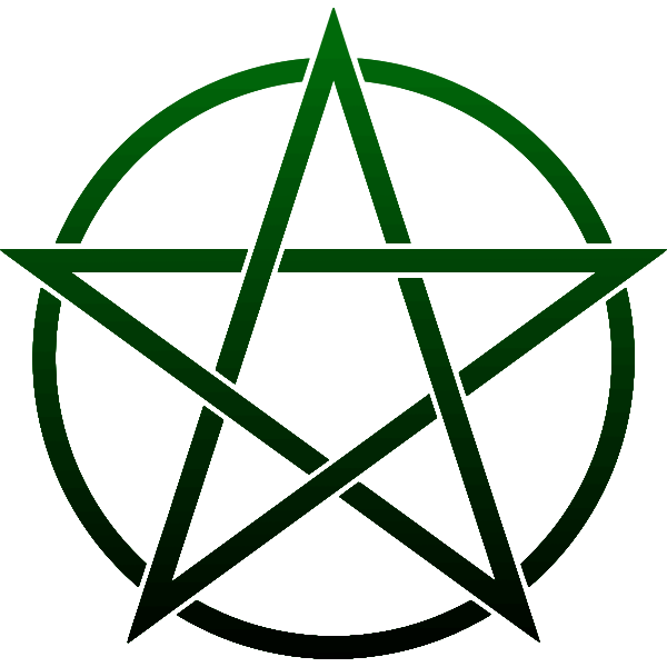SVG Pentagram silhouette