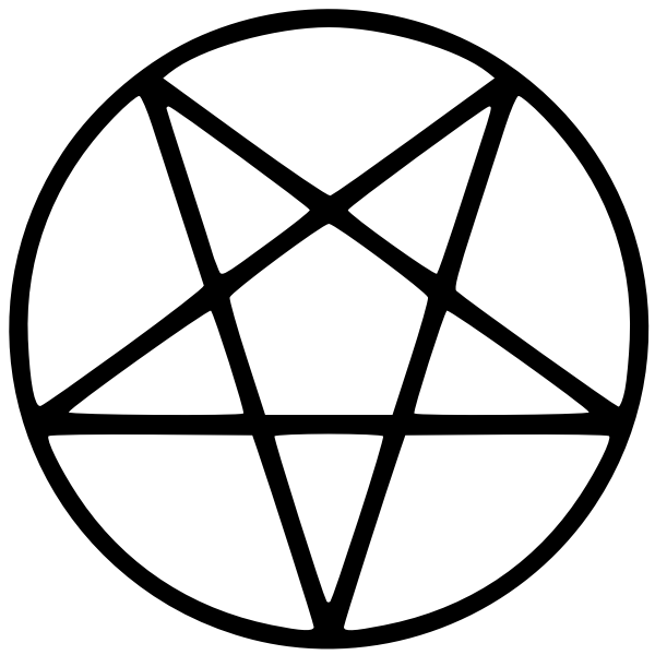 SVG Pentagram vector illustrtaion