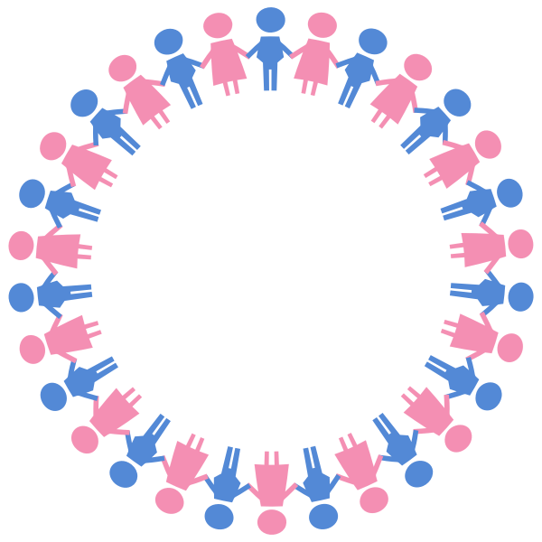 SVG People holding hands