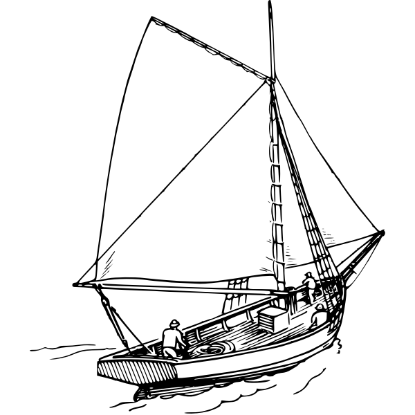 SVG People sailing