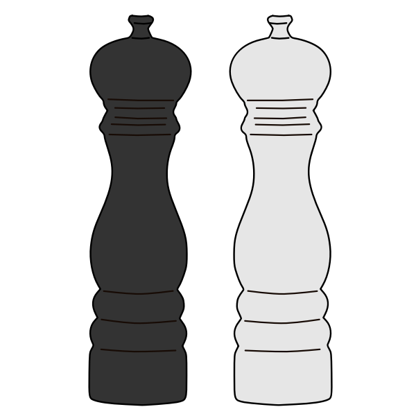 SVG Pepper and salt mill