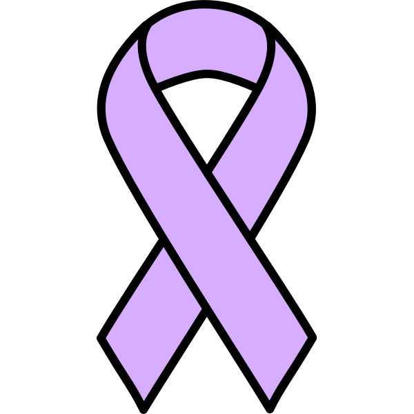 SVG Periwinkle ribbon
