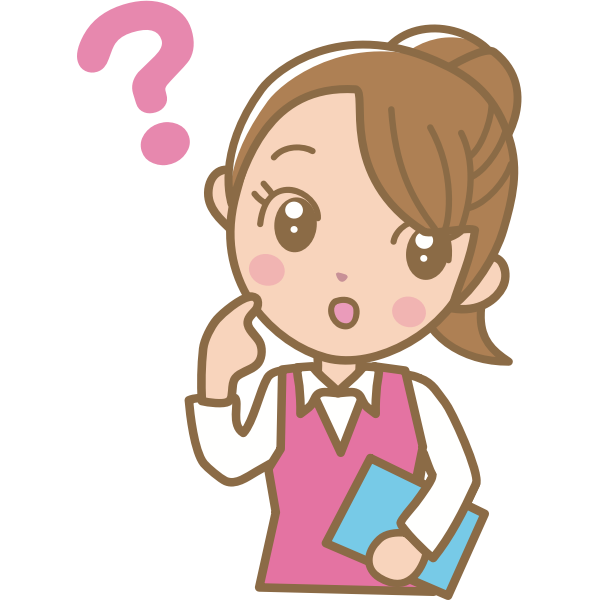 SVG Perplexed female