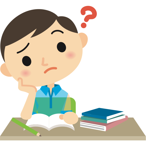 SVG Perplexed male vector image