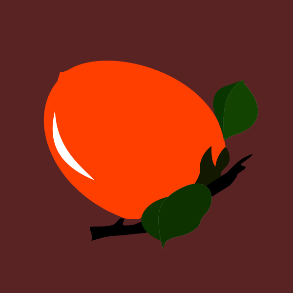 SVG persimmon