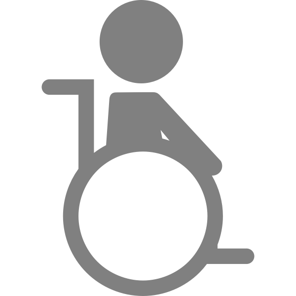 SVG Person In Wheelchair
