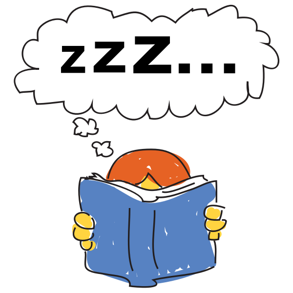 SVG Person reading