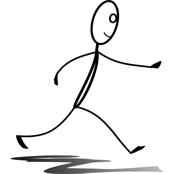 SVG Person runing