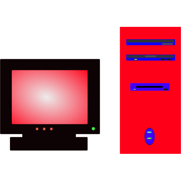SVG Personal computer vector image