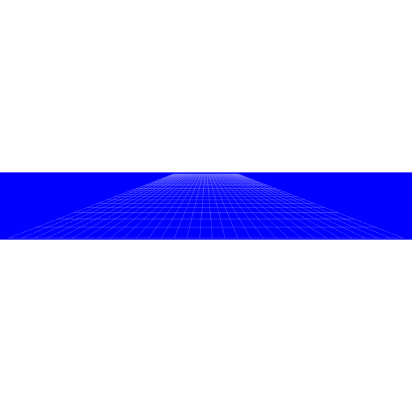 SVG Perspective Grid Flat Blue