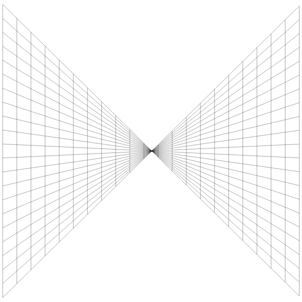 SVG Perspective Grid Star Wars Style