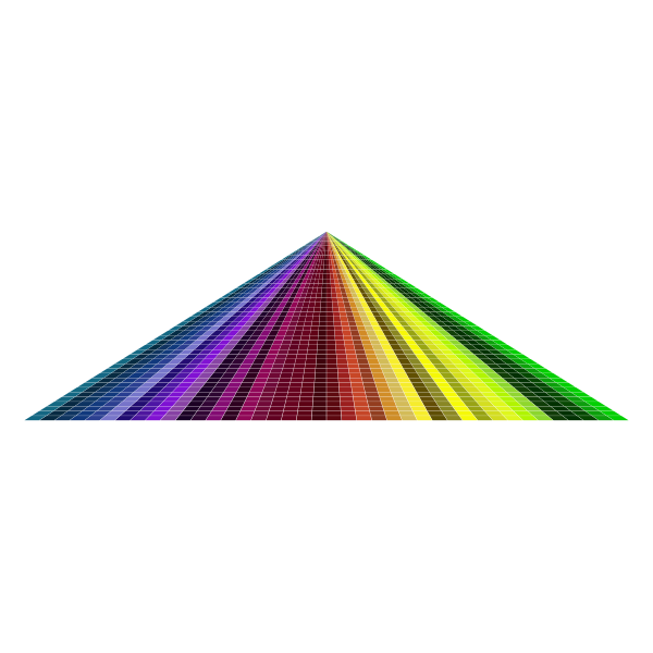 SVG Perspective Spectrum Mosaic
