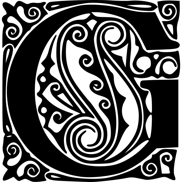 SVG Peter Behrens Alphabet 1908 G