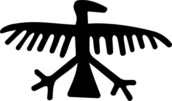 SVG Petrogliph Eagle