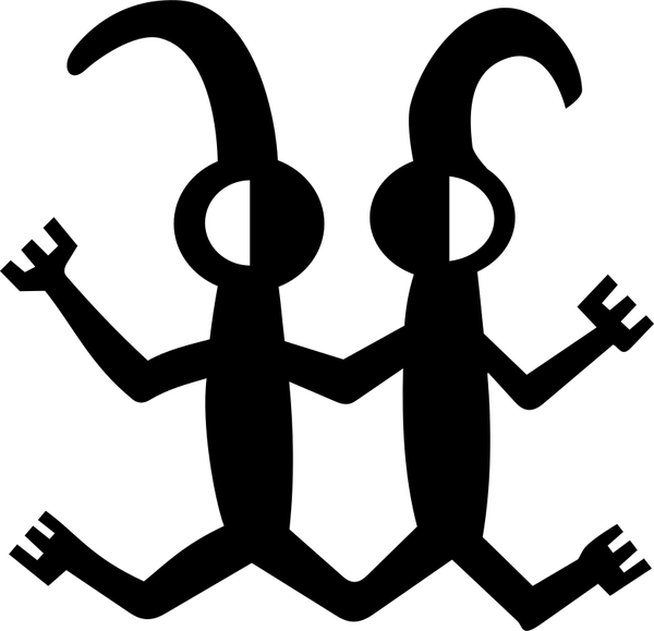 SVG Petroglyph Twins