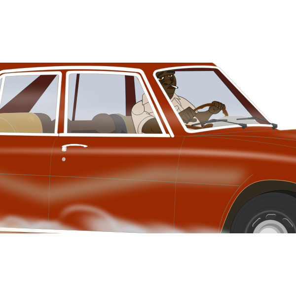 SVG Peugeot 504 car