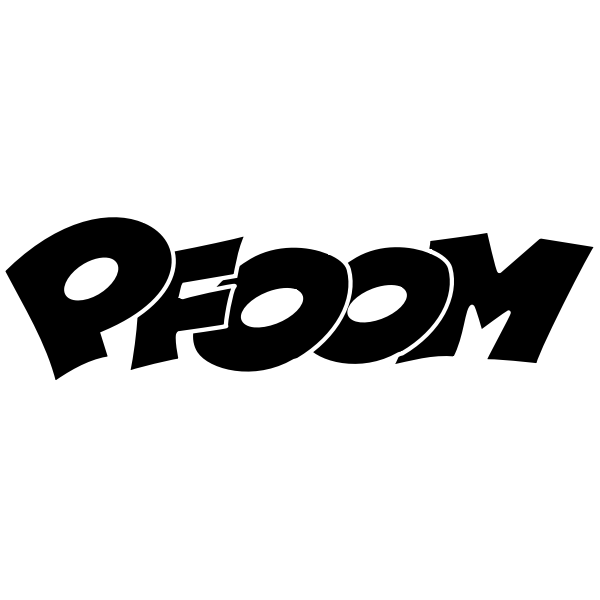 SVG PFOOM in black