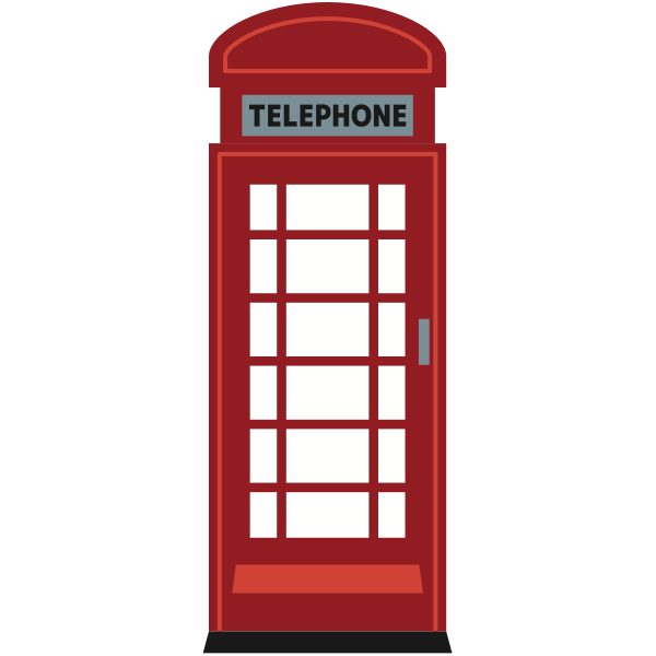 SVG Phone booth