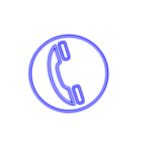 SVG Phone icon neon effect
