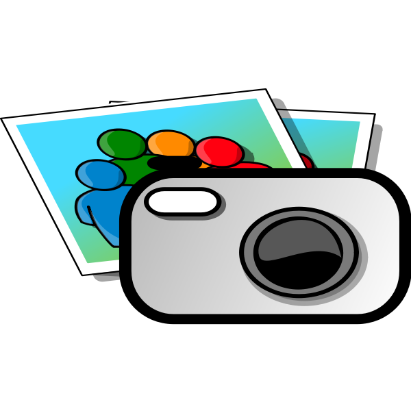 SVG Photo camera vector illustration