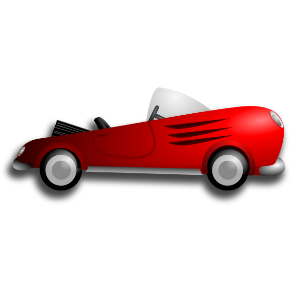 SVG Photo-realistic vintage car vector clip art