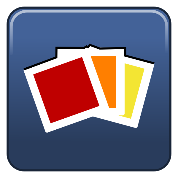 SVG Photo sharing icon vector image