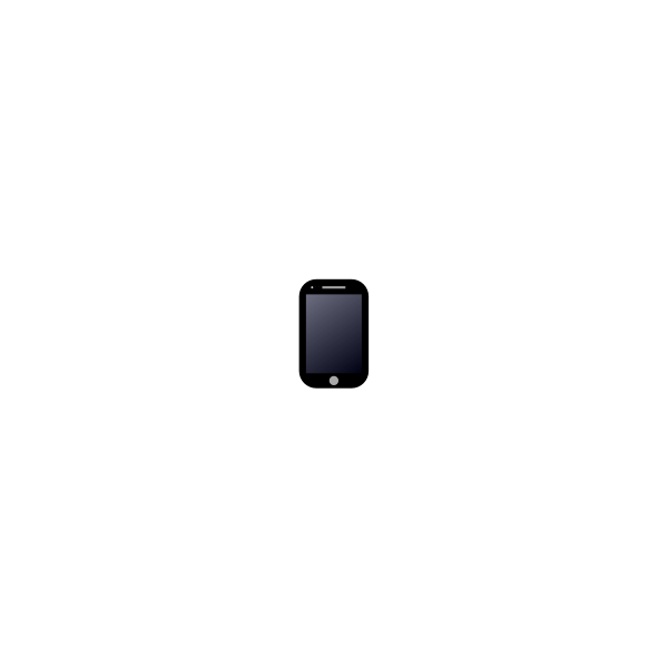 SVG Photorealistic smartphone icon vector image