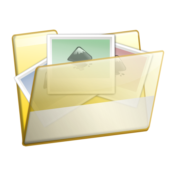 SVG Photos folder vector image