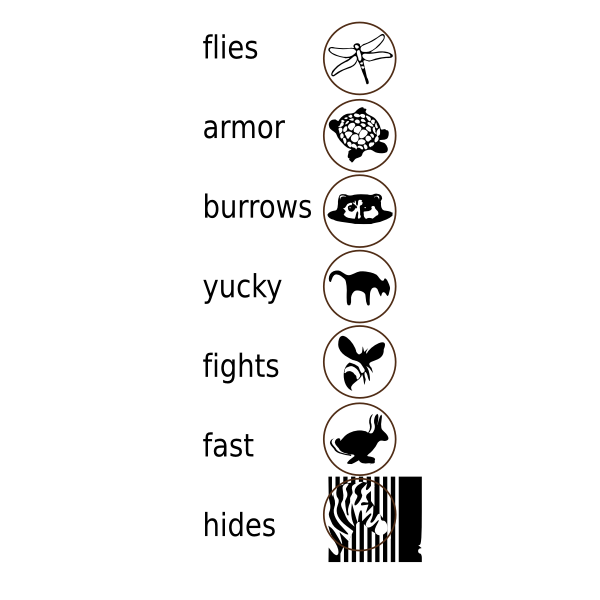 SVG Phylo defense icons draft vector image