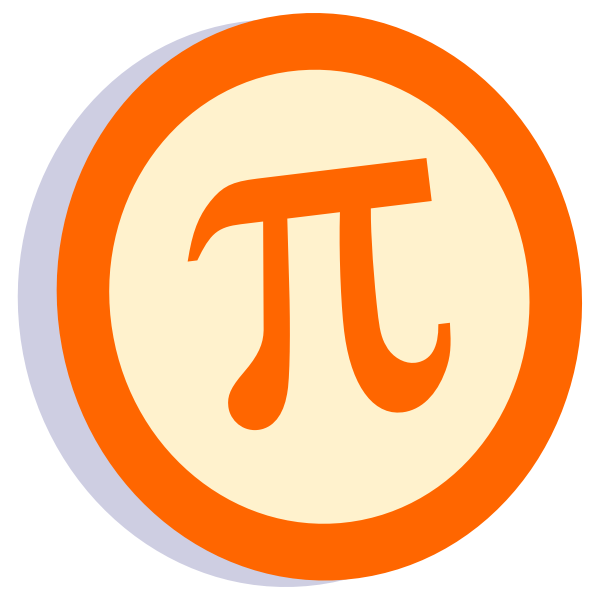 SVG Pi symbol in a circle