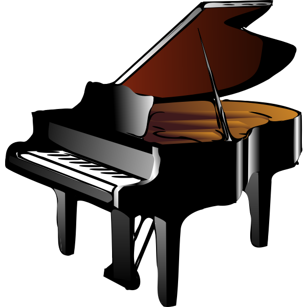 SVG Piano vector drawing