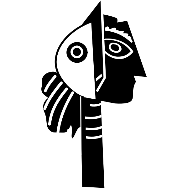 SVG Picasso sculpture