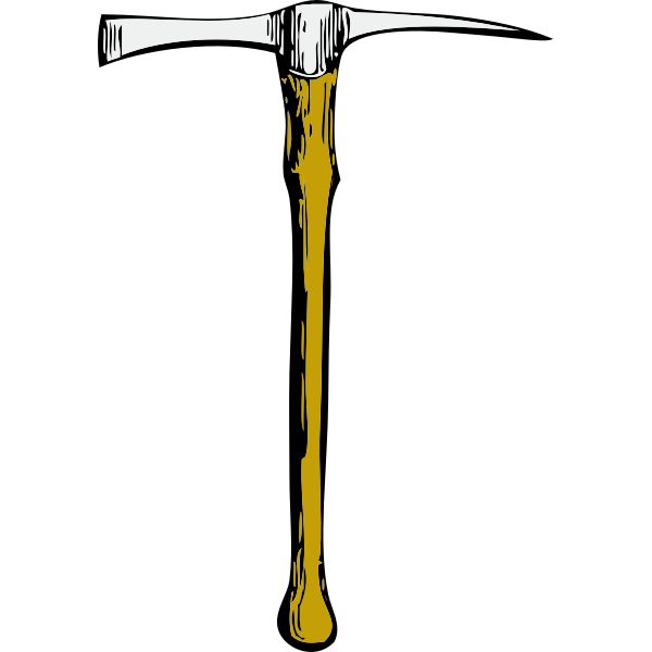 SVG Pickaxe vector image