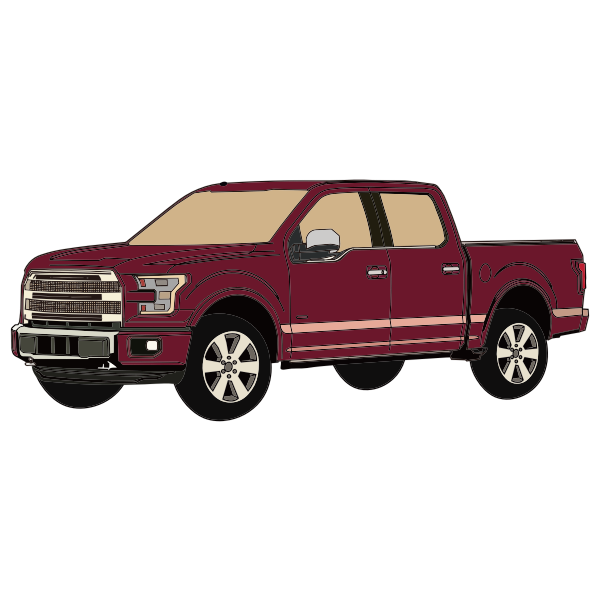 SVG Pickup truck