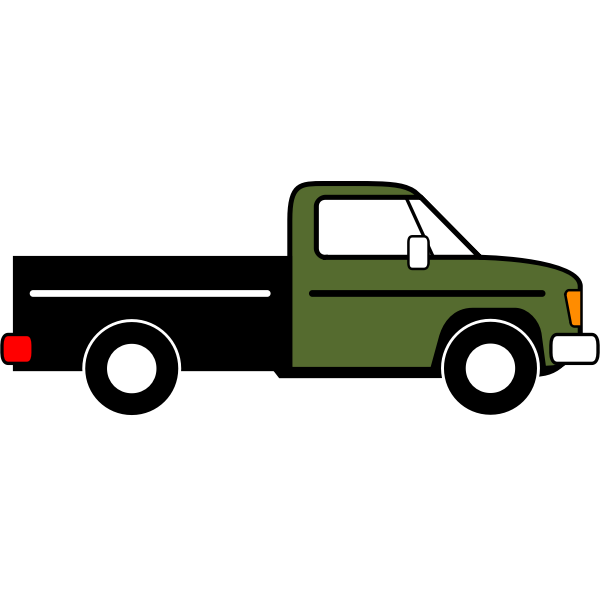 SVG Pickup truck vector graphics