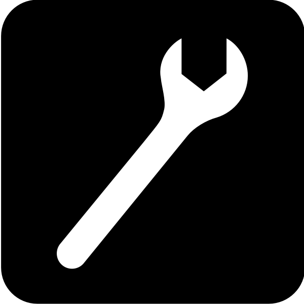 SVG Pictogram for a mechanic shop vector image