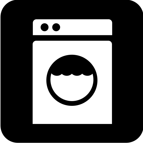 SVG Pictogram for laundromat vector image