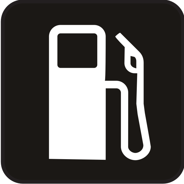 SVG Pictogram for petrol station vector image