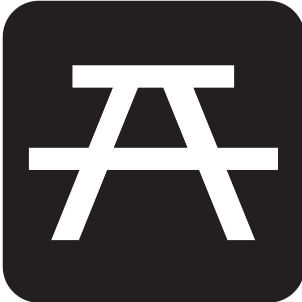 SVG Pictogram for picnic area vector image