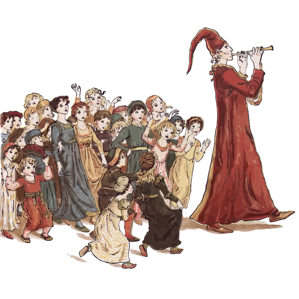 SVG Pied Piper Of Hamelin
