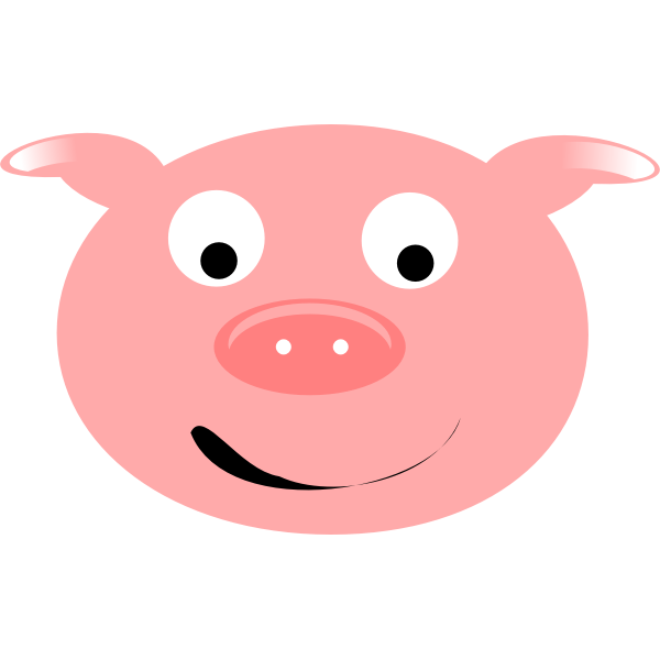 SVG Piggy's head