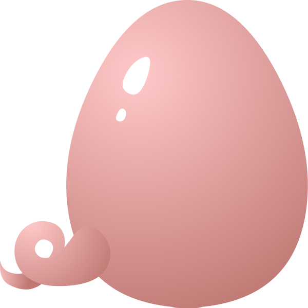SVG Piggy egg vector graphics