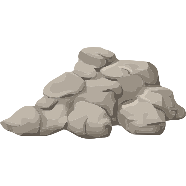 SVG Pile of rocks