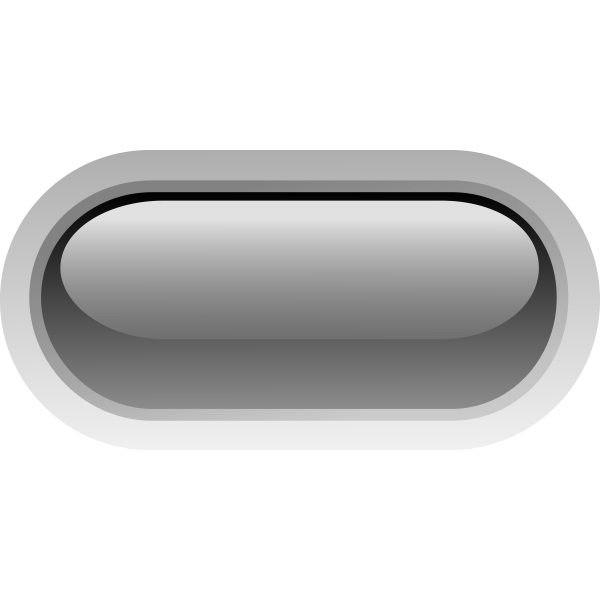 SVG Pill shaped black button vector clip art