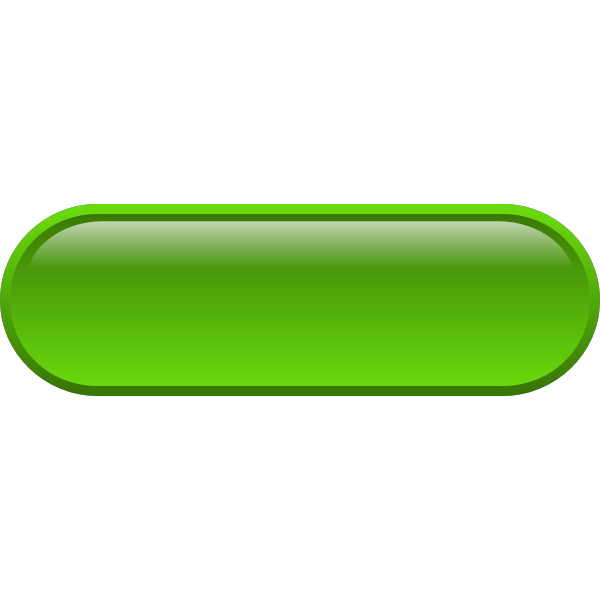 SVG Pill shaped bright green button vector illustration