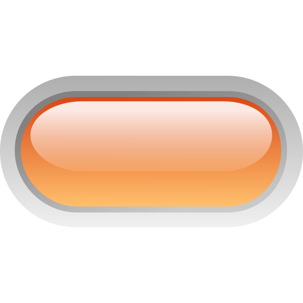SVG Pill shaped orange button vector graphics