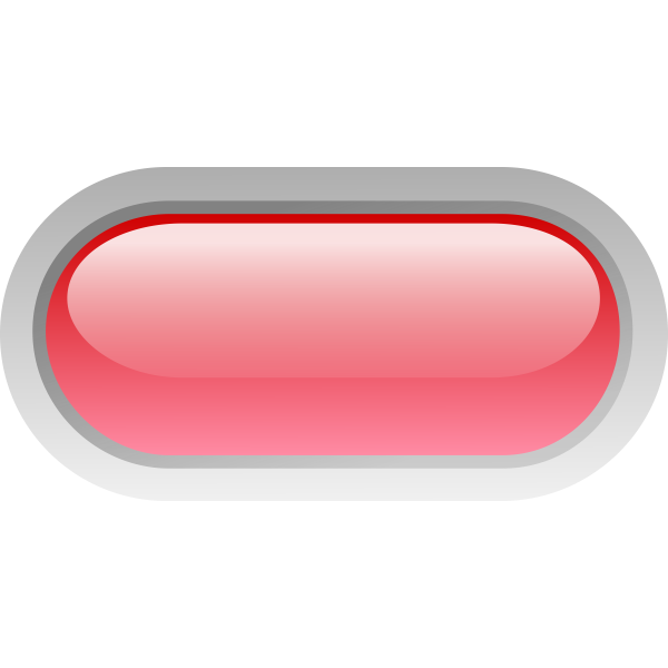 SVG Pill shaped red button vector image
