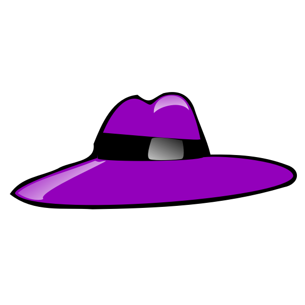 SVG Pimp hat vector illustration
