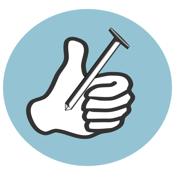 SVG Pin in hands